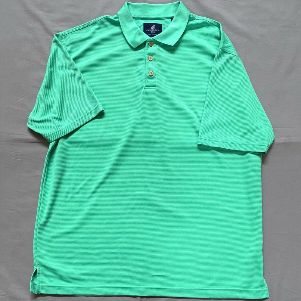 Men’s‎ Caribbean Joe Green Golf Polo Size XL